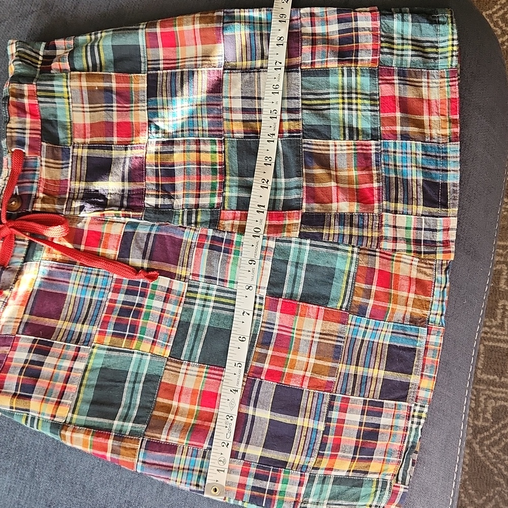 Northstyle Madras Patchwork Cotton Drawstring Sko… - image 8